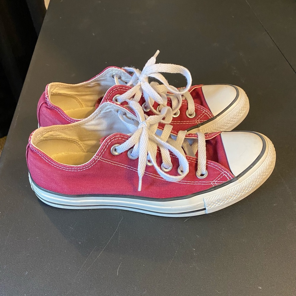 Maroon Converse - Picture 2 of 5